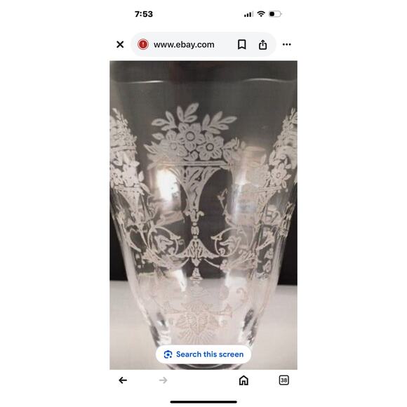 Morgantown Ice Tea Glassware in Mayfaire Pattern - Picture 2 of 8